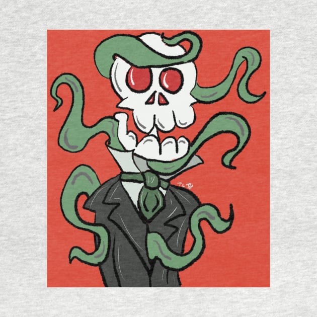 Lovecraftian Skeleton by BowlerHatProductions